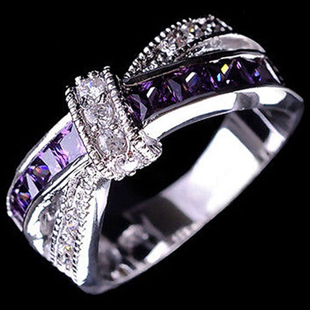 Cincin Berlian Imitasi Bahan Alloy Untuk Pesta