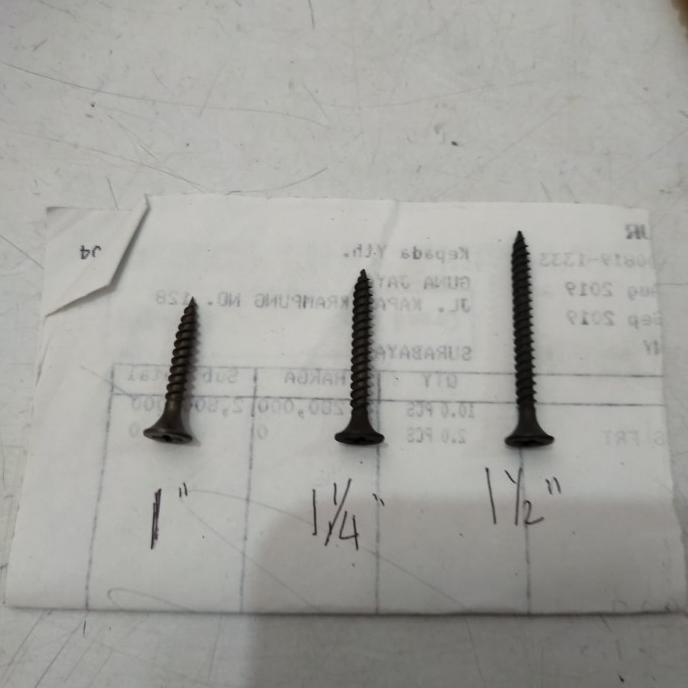 *#*#*#] Sekrup gypsum. sekrup baja hitam plus