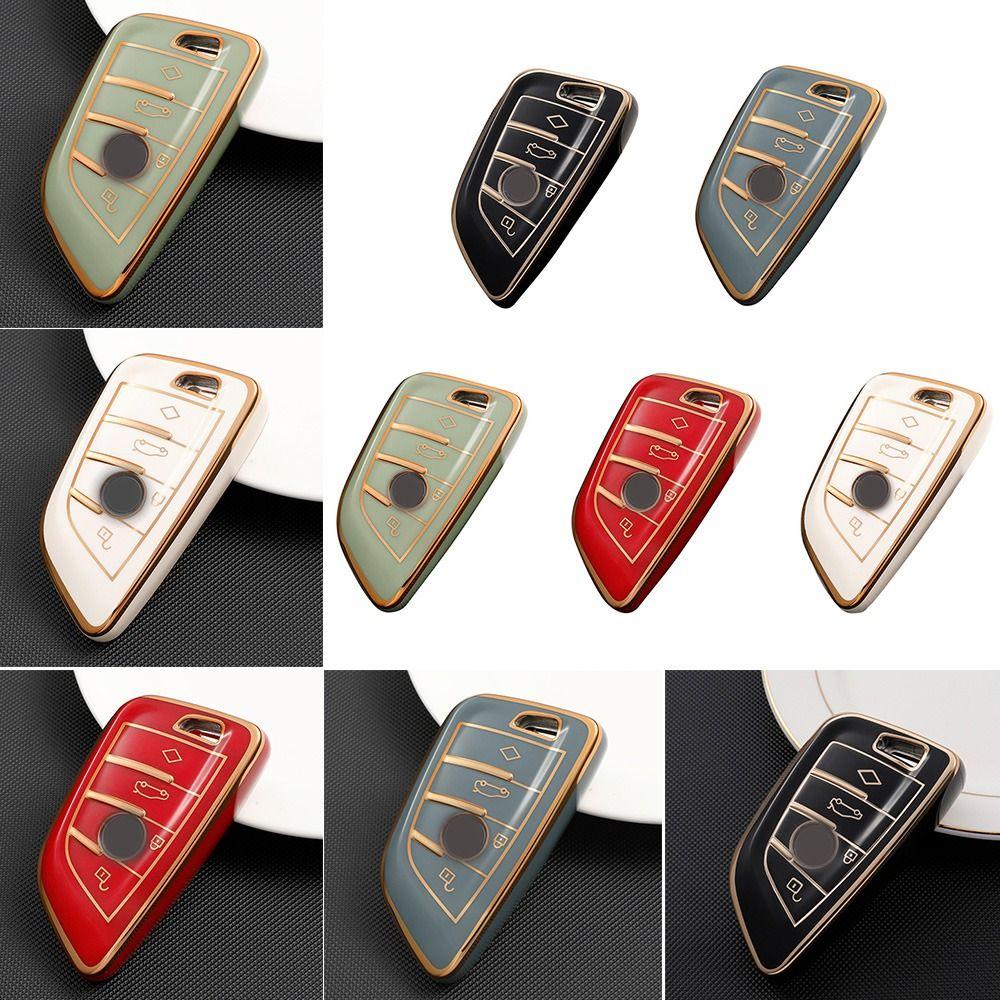 Preva Remote Key Case Soft TPU Pelindung Kulit Key Fob Cover