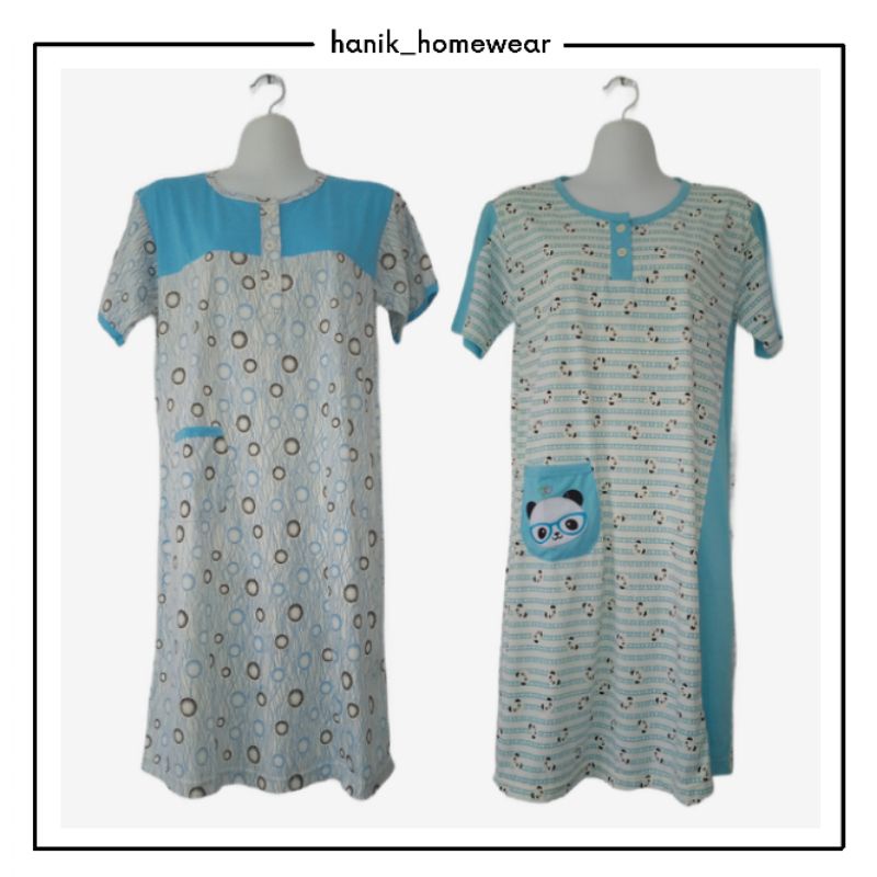 DASTER Babydoll Kaos Lengan Pendek All Size Wanita Murah