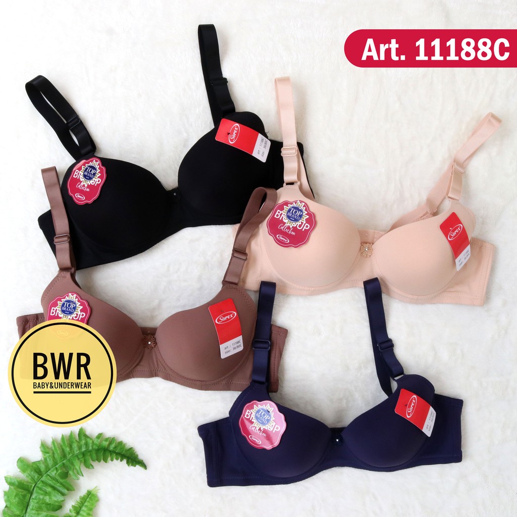 BH Sorex Art. 11188C Big SIze | Bra Busa Kawat Kancing 3 - BWR