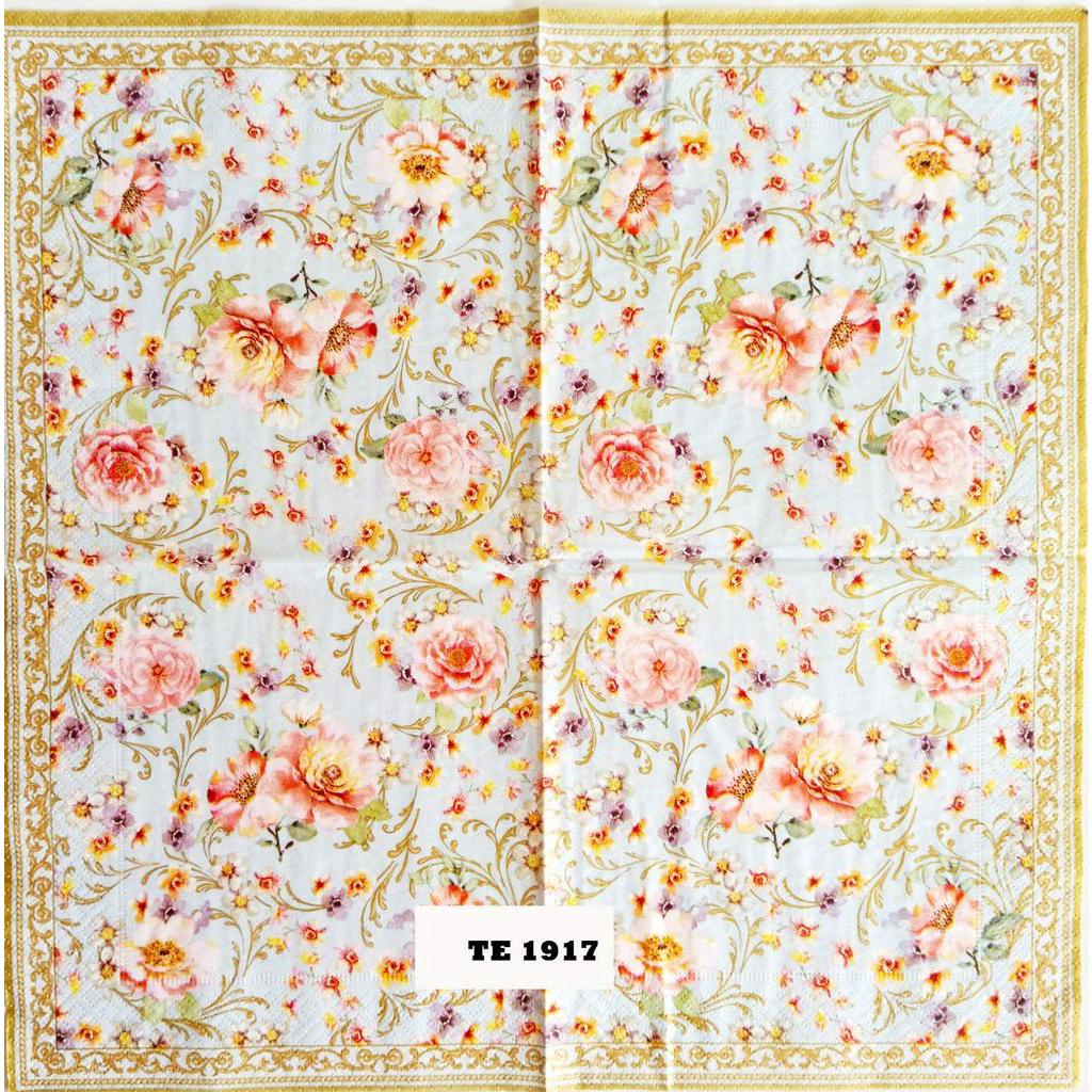 TISU NAPKIN DECOUPAGE EROPAH 33X33 CM TE  1917  TTS