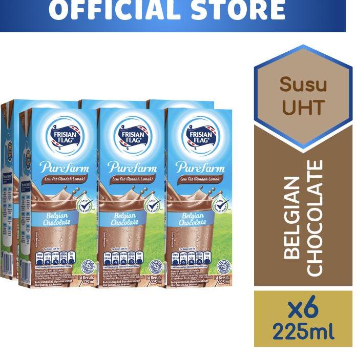 

Best! Frisian Flag Low Fat Belgian Chocolate 225ml x 6