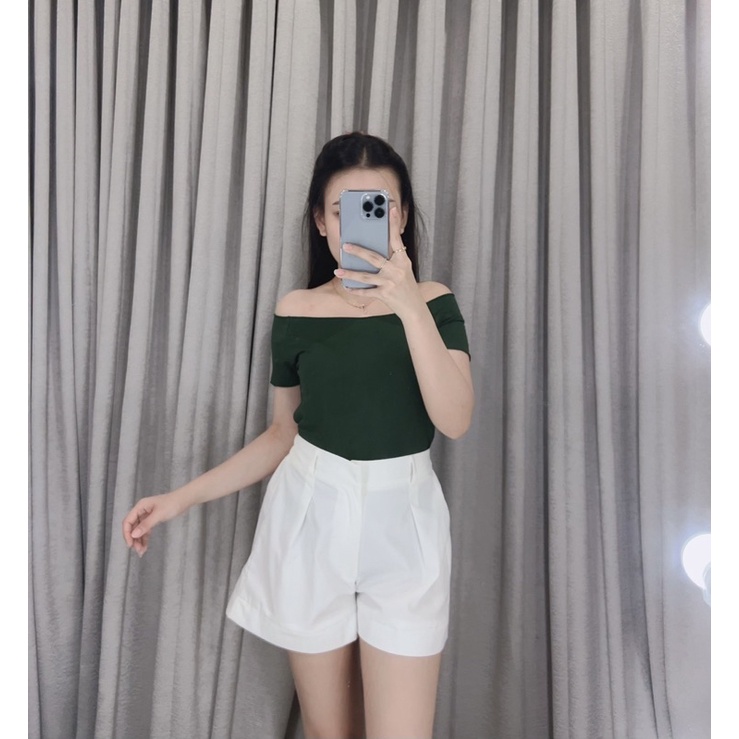 Sabrina crop top basic spdx 020 | Atasan sabrina | sabrina crop top