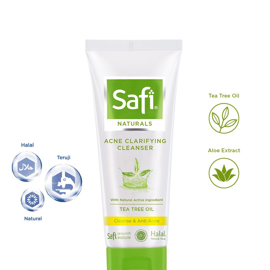 Safi Naturals Acne Clarifying Cleanser 100g