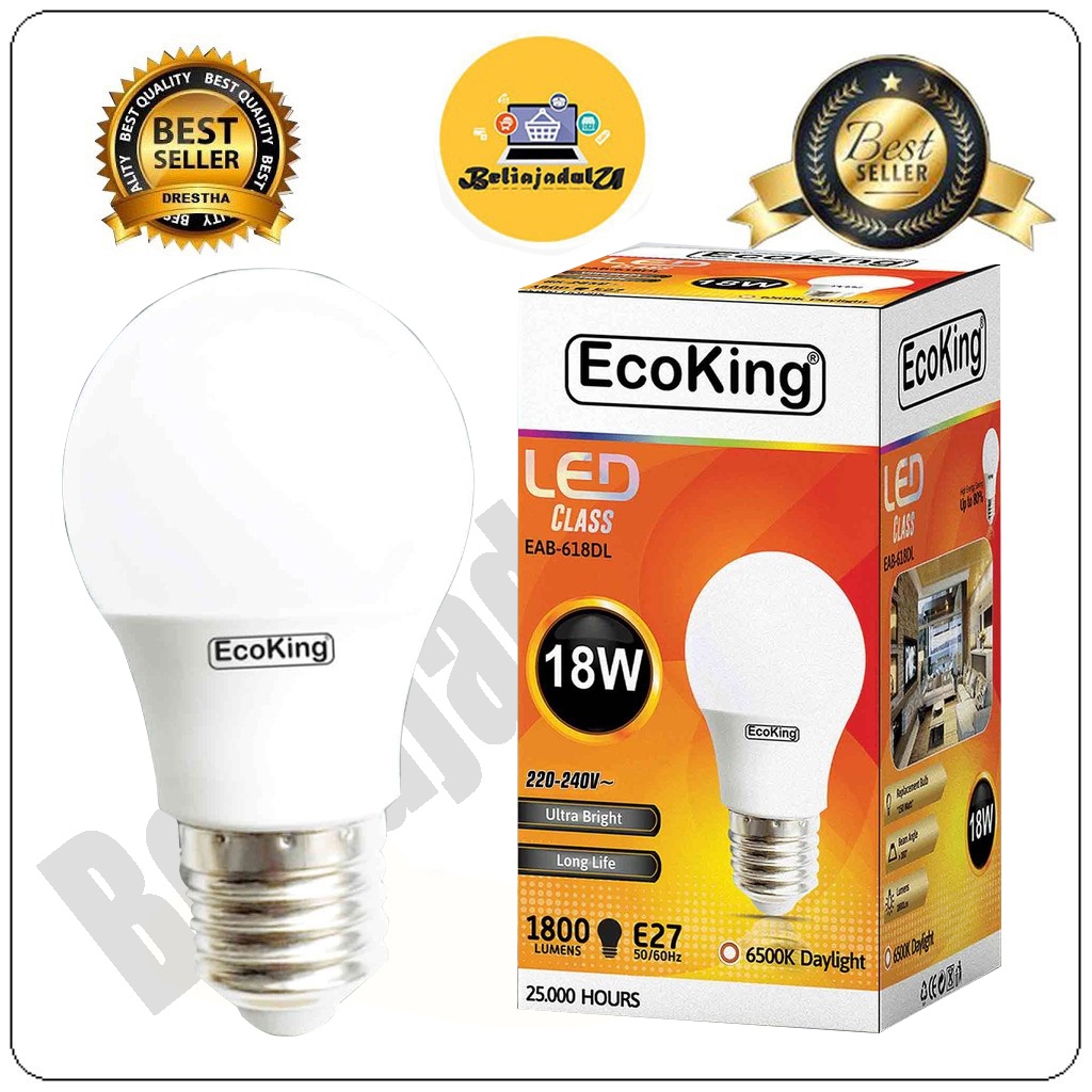 Beliajadulu88 lampu bulb led  lampu led clasik 3w, 5w , 7w , 9w, 11w ,14w ,16w , 18w ecoking