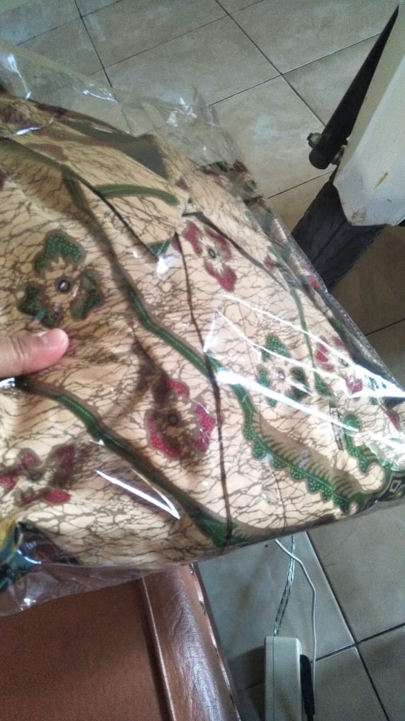 Batik Solo Parang Purbo Kemeja Pria Katun Cabut Sragenan Full Furing