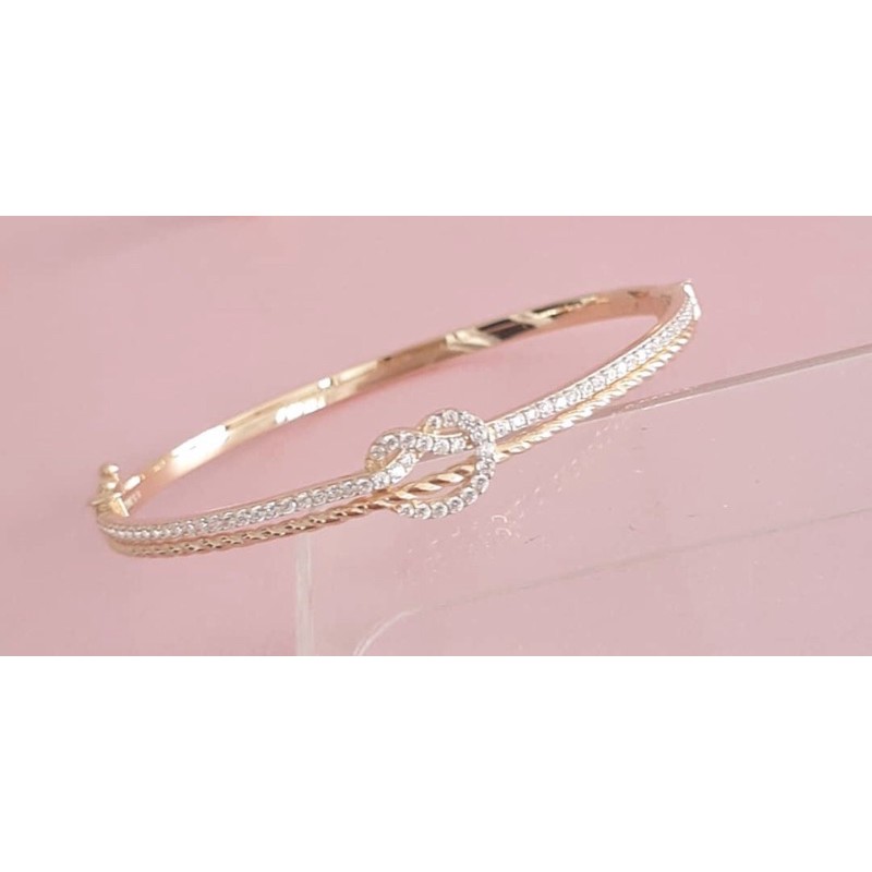 Gelang emas asli fashion kadar 375 pameran UBS