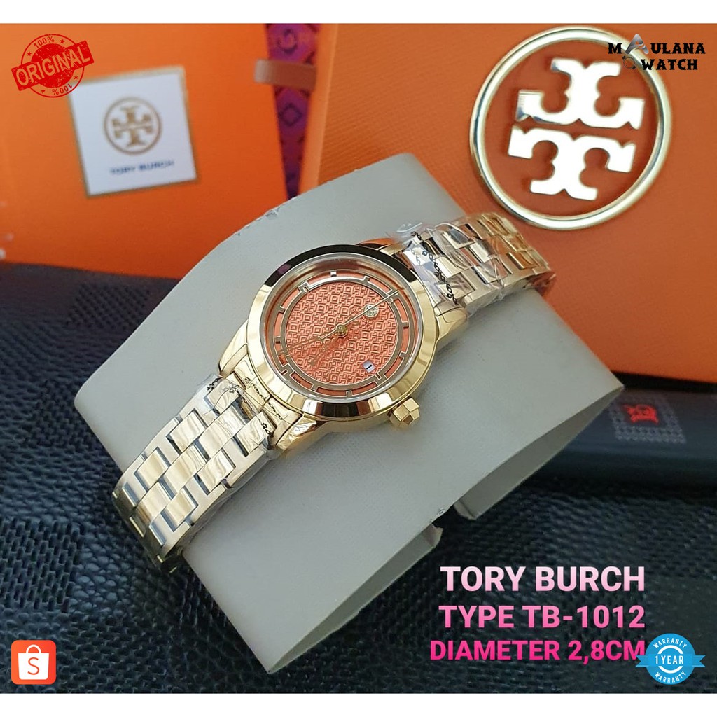[ TORY BURCH ORI - GARANSI UANG KEMBALI ] JAM TANGAN PRIA WANITA | RANTAI | KULIT | KARET | MURAH | 