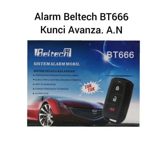 Alarm Remote Mobil Model AVANZA Universal Beltech BT666