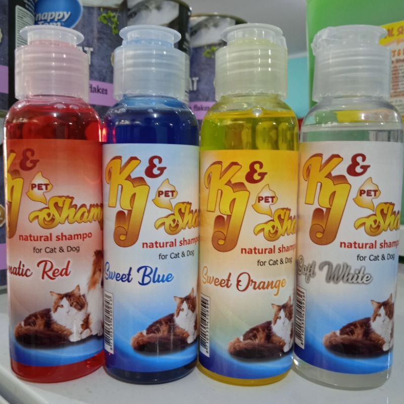 Shampo Kutu + Jamur + Conditioner Kucing dan Anjing 100ml - K&amp;J sampo Hewan