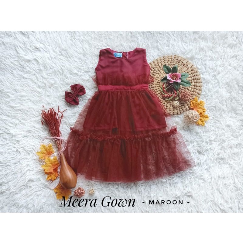 MEERA GOWN/DRESS PESTA ANAK/DRESS ANAK PEREMPUAN/DRESS PESTA MURAH