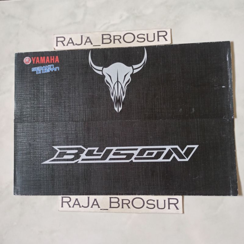 Poster brosur katalog leaflet Yamaha Byson Karbu 2010