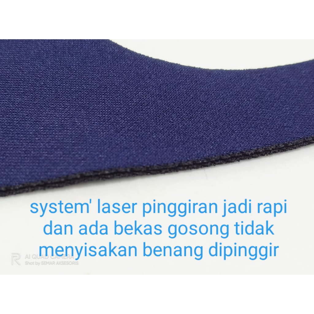 MASKER KOREA ANTI DEBU (BAHAN SCUBA) BISA DICUCI SYSTEM LASER