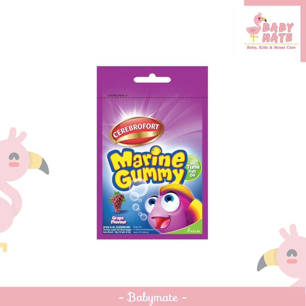 Cerebrofort Marine Gummy Anggur 1 Sachet