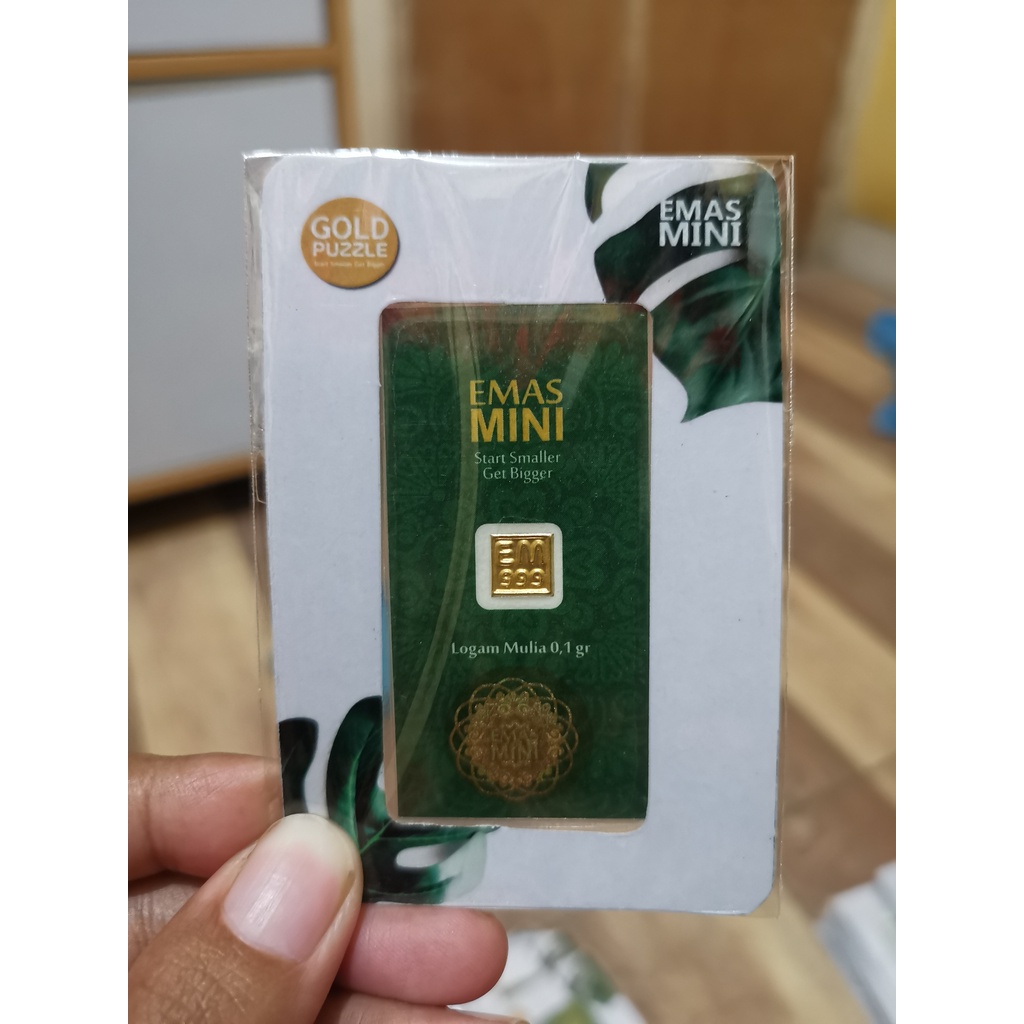 HMA - Logam Mulia Emas Mini 0.1 gram