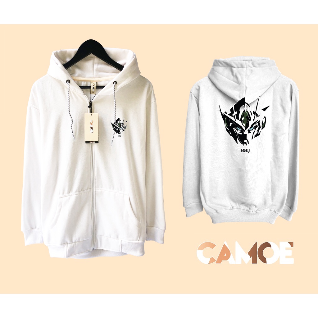 Jaket Hoodie Zipper Gundam 00Q Qant
