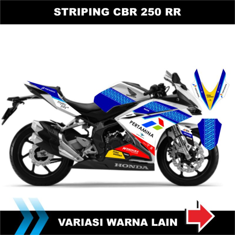 Striping Sticker Honda CBR 250RR / Pertamina Mandalika