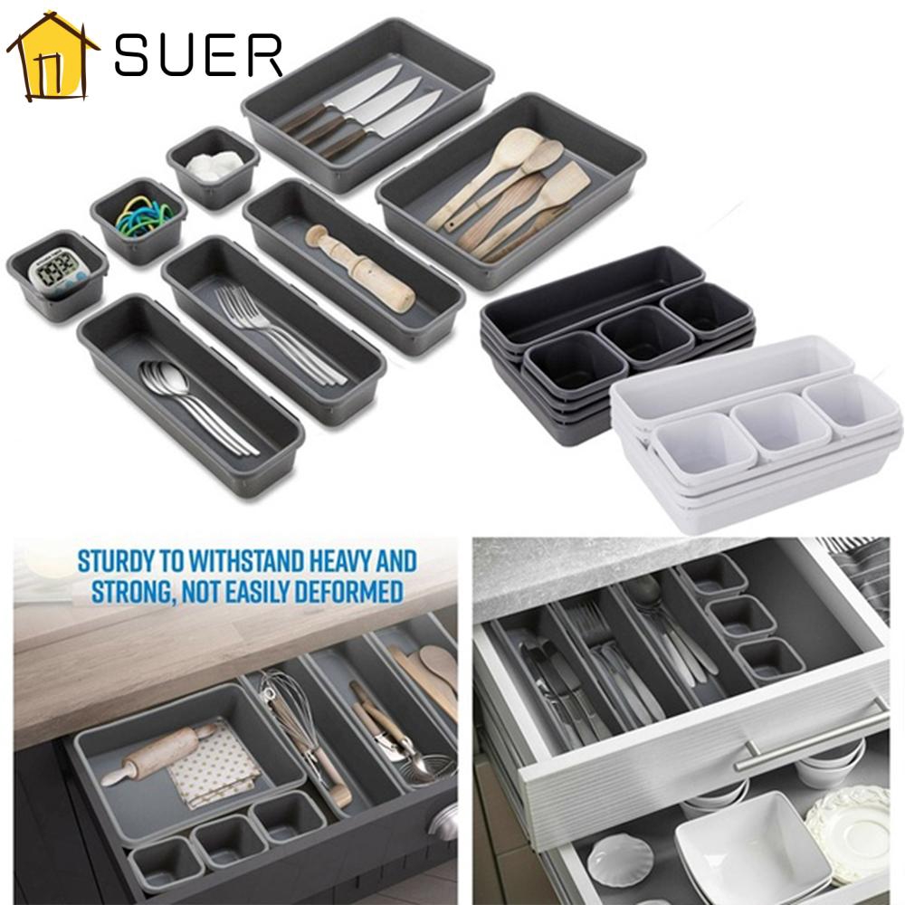 8pcs Laci Organizer Perhiasan Peralatan Makan Untuk Rumah 