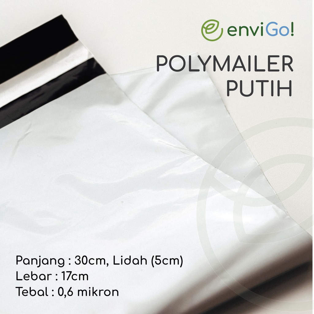 Jual Kantong Polymailer 17x30 Packaging Model Amplop 1 Pack Isi 35pcs Indonesiashopee Indonesia 3074