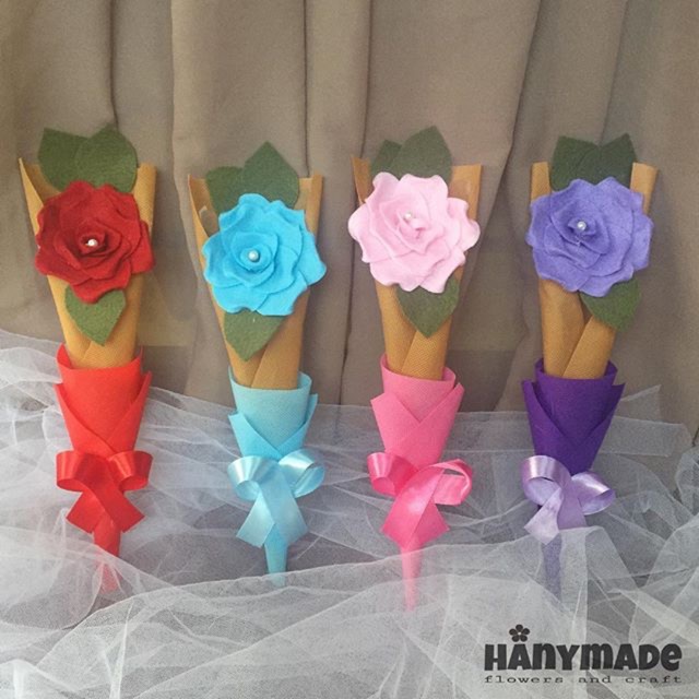 Bunga Flanel satu tangkai  Murah Shopee Indonesia  Bunga Flanel satu tangkai  Murah Shopee Indonesia