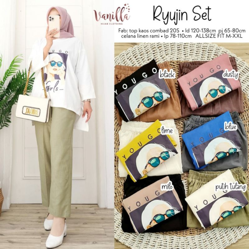 (COD) RYUJIN SETELAN KAOS BEST SELLER