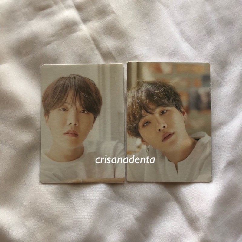 [BUNDLE] BTS EXHIBITION ONEUL CLIPBOARD PHOTOCARD (SUGA & JHOPE)