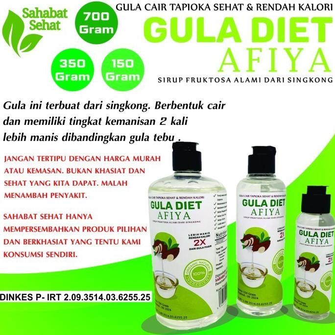 

AMPUH GULA DIET AFIYA 700 GRAM FRUKTOSA SINGKONG [!!!]