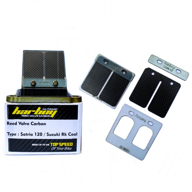 membran carbon set Satria 2tak 120 RU LSCM RKCool Harboy