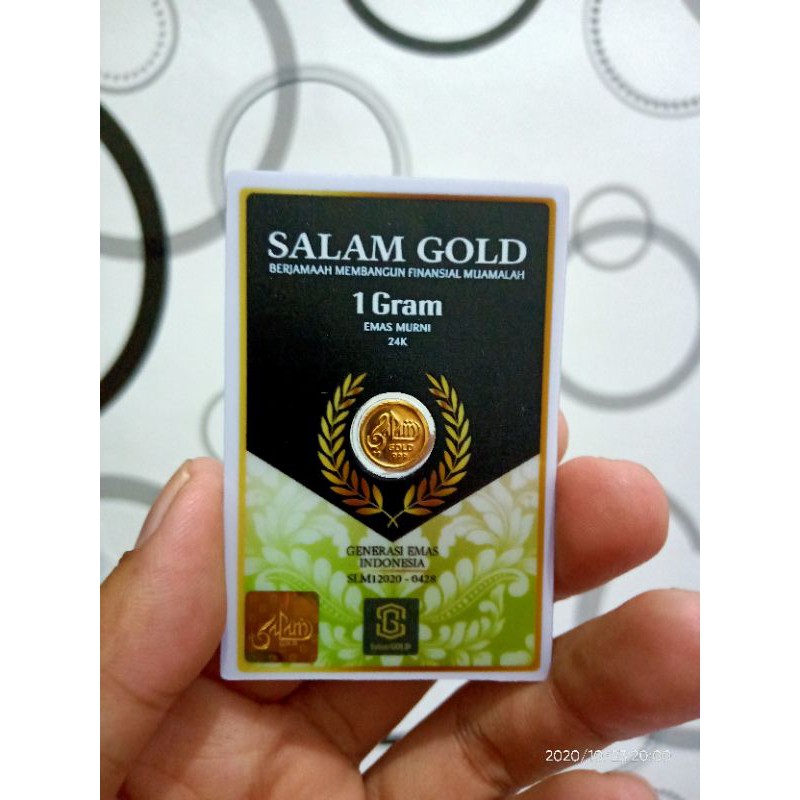 Emas 24 karat Salam Gold 1 gram bukan minigold eoa gold emas mini