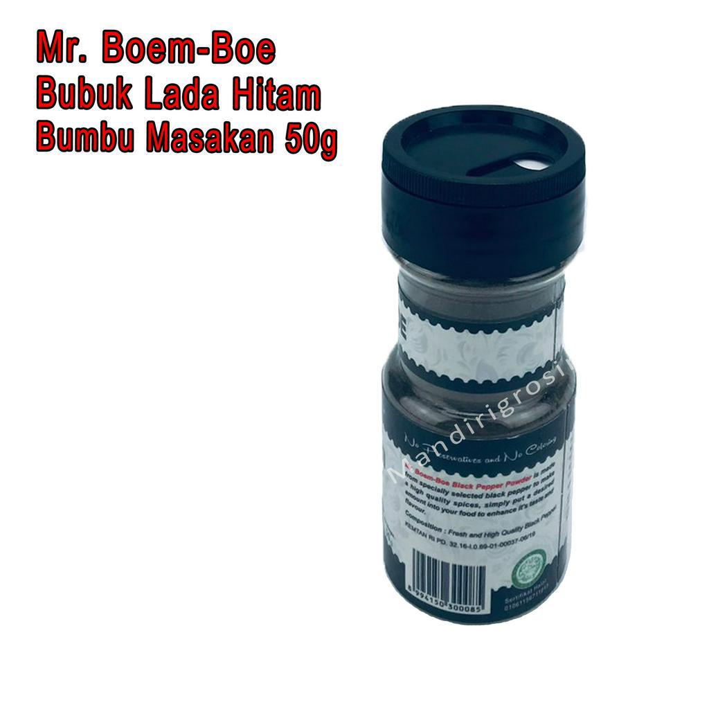 Bubuk Lada Hitam* Mr. Boem-Boe* Bumbu masakan* 50gr