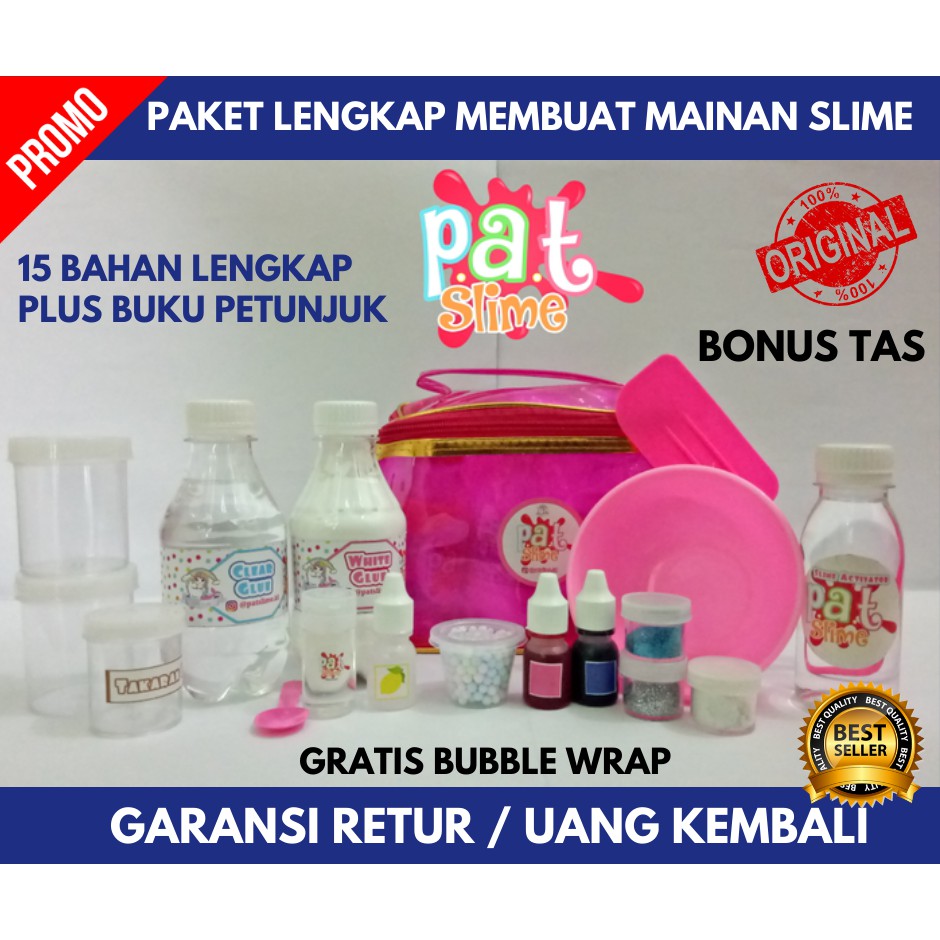 Bahan Bahan Membuat Slime / Cara Membuat Slime Dengan 6 Bahan Slime