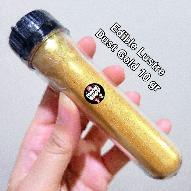 Lustre dust gold Edible Emas Tabur hiasan kue 10 gram