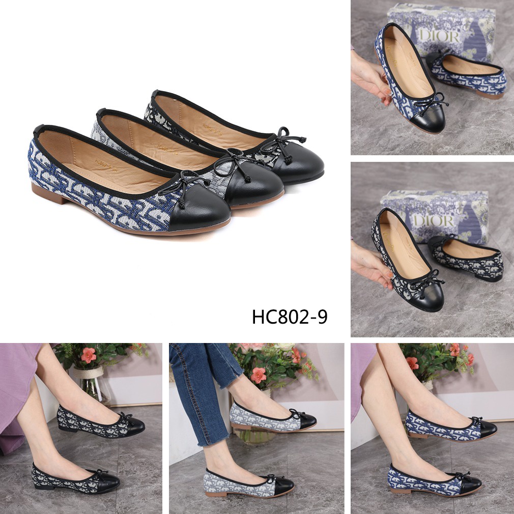 DR Oblique Flat Heel Shoes HC802-9