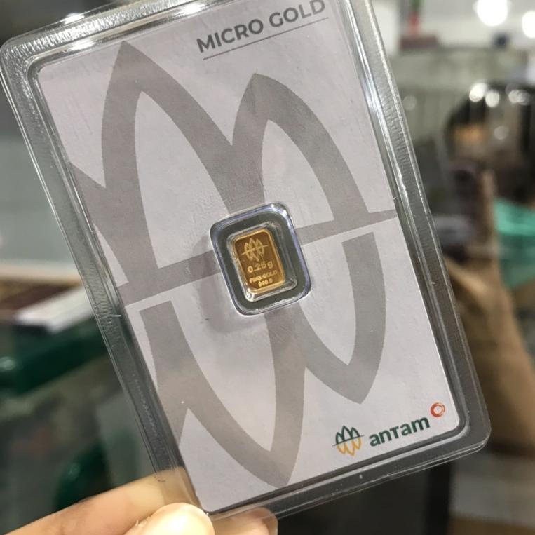 [Art. Q83V] Logam mulia Micro Gold ANTAM-Hartadinata 0.1 &amp; 0.25 gram  Premium Series