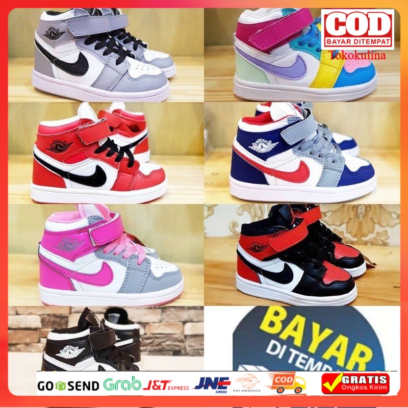 SEPATU ANAK NIKE JORDAN  1TAHUN READY SIZE (21-35)