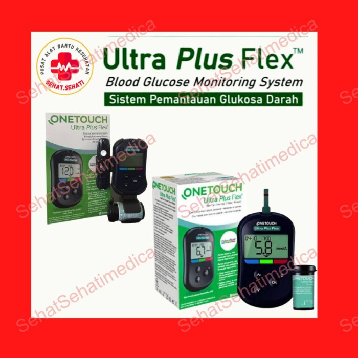 Jual Onetouch Ultra Plus Flex Meterstrip Alat Onetouch Ultra Plus