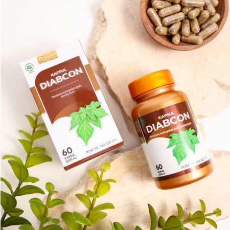 Diabcon Original Kapsul Obat Diabetes Penurun Gula Darah Tinggi Kencing Manis