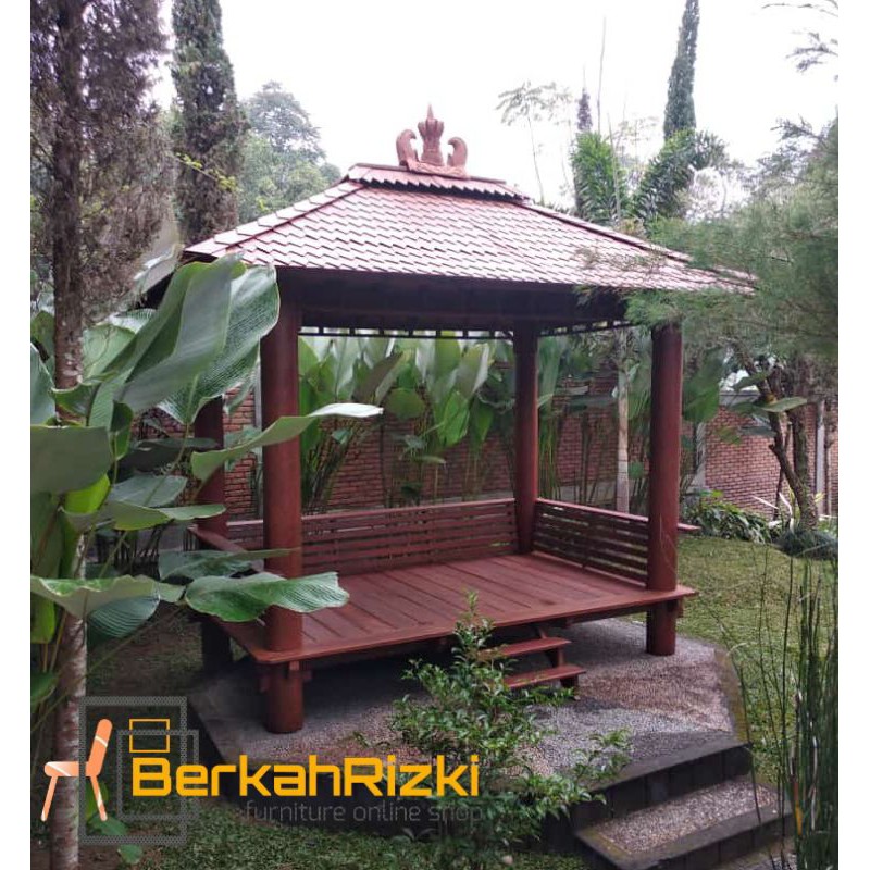 SAUNG ATAU GAZEBO 2 x 3 M