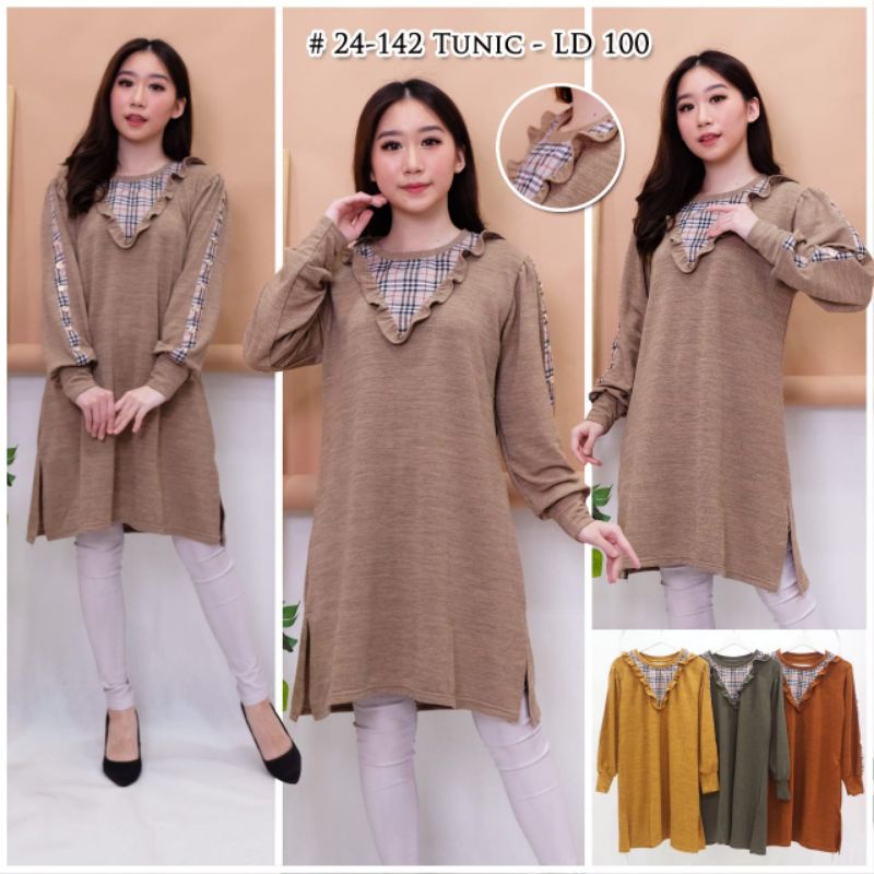 tunik cantik. tunik rempel. tunik model baru
