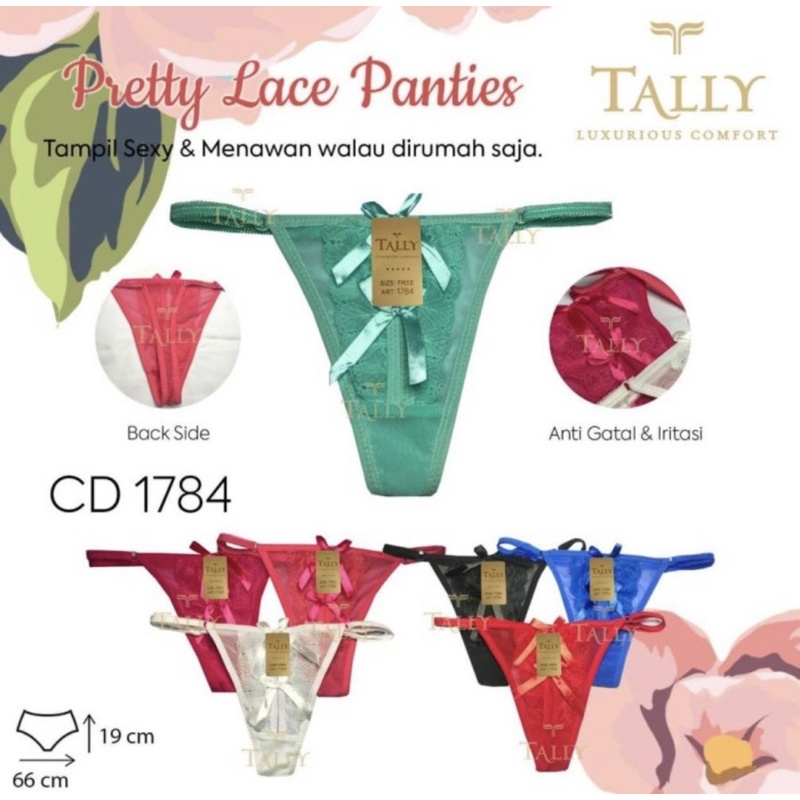 CD G string | Celana Dalam Gstring TALLY 1784 Freesize