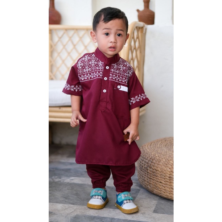TERBEST SELLER Labella Baju Muslim Anak laki Laki/Kaju Koko/Baju Anak Laki Laki/Baju Aqiqah Bayi Lak