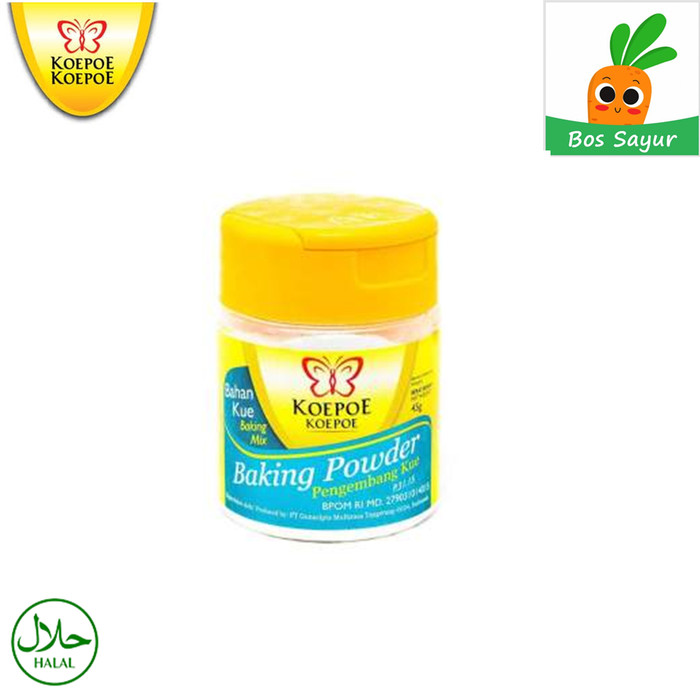 

Baking Powder(Koepoe-Koepoe)- 45 gr- Bos Sayur