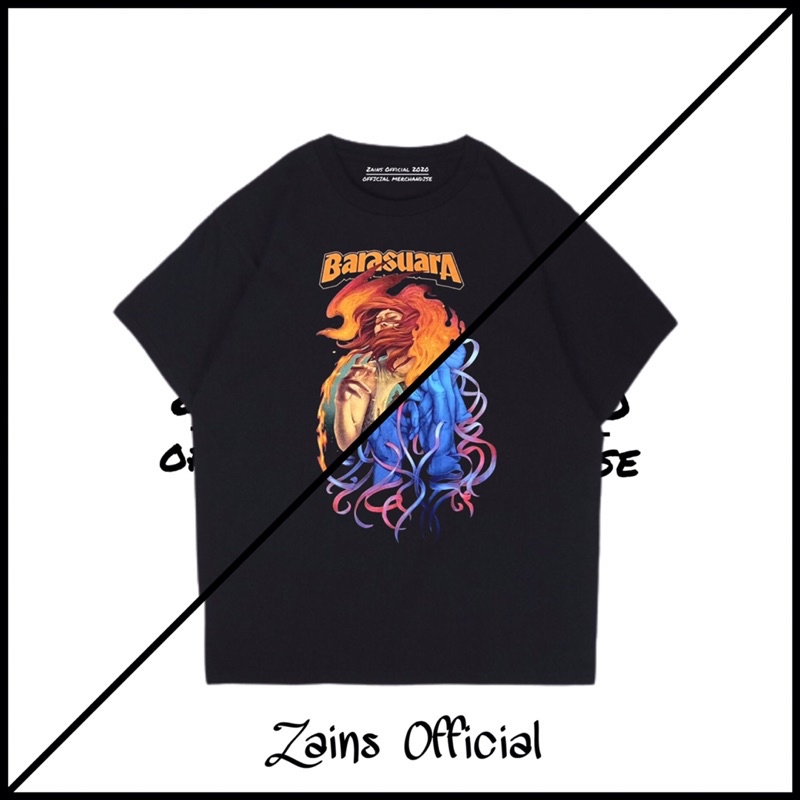 Kaos T-Shirt Band Barasuara Hagia Api dan Lentera Oversize Trend Viral Distro Logo Baju BARASUARA Ou