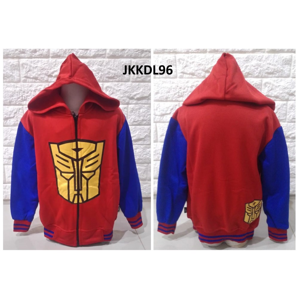 Jaket Anak Cowok Jaket Transformer - Ukuran M, L, XL