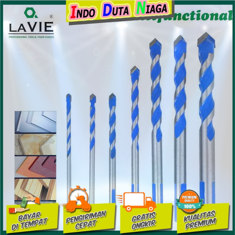 Lavie Mata Bor Triangle Bits Stainless Steel - L2075