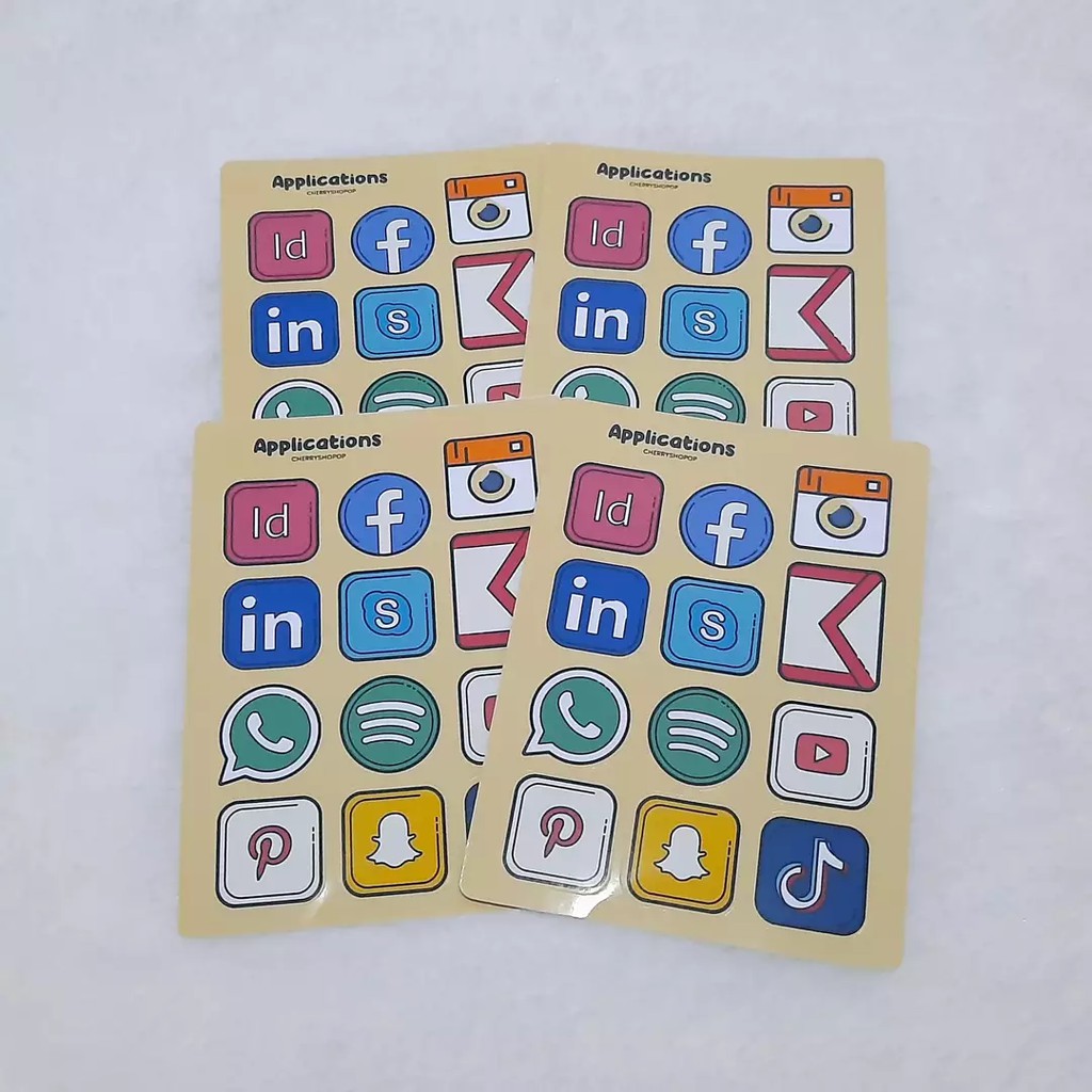 

Sticker Deco Sheet By Cherryshopop Seri 5