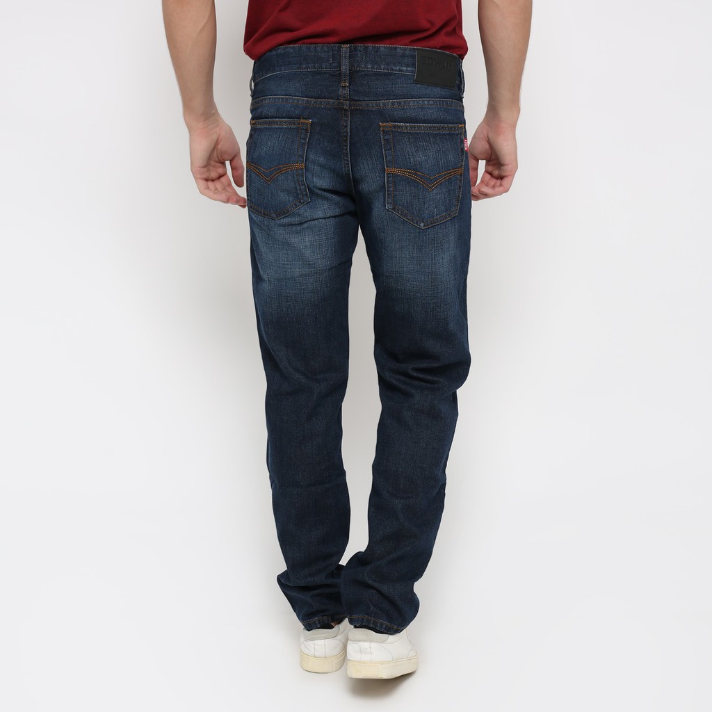 Edwin Celana Jeans EDW 202 INDIGO Regular Fit Pria Panjang Biru Jeans