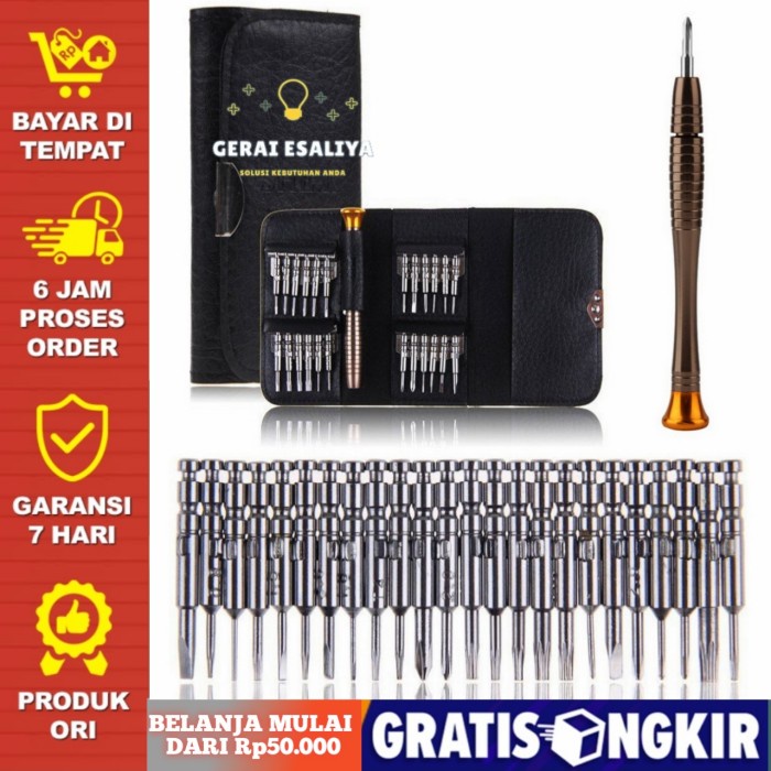 Set Obeng Reparasi Handphone Torx Set 25 in 1 JN00021