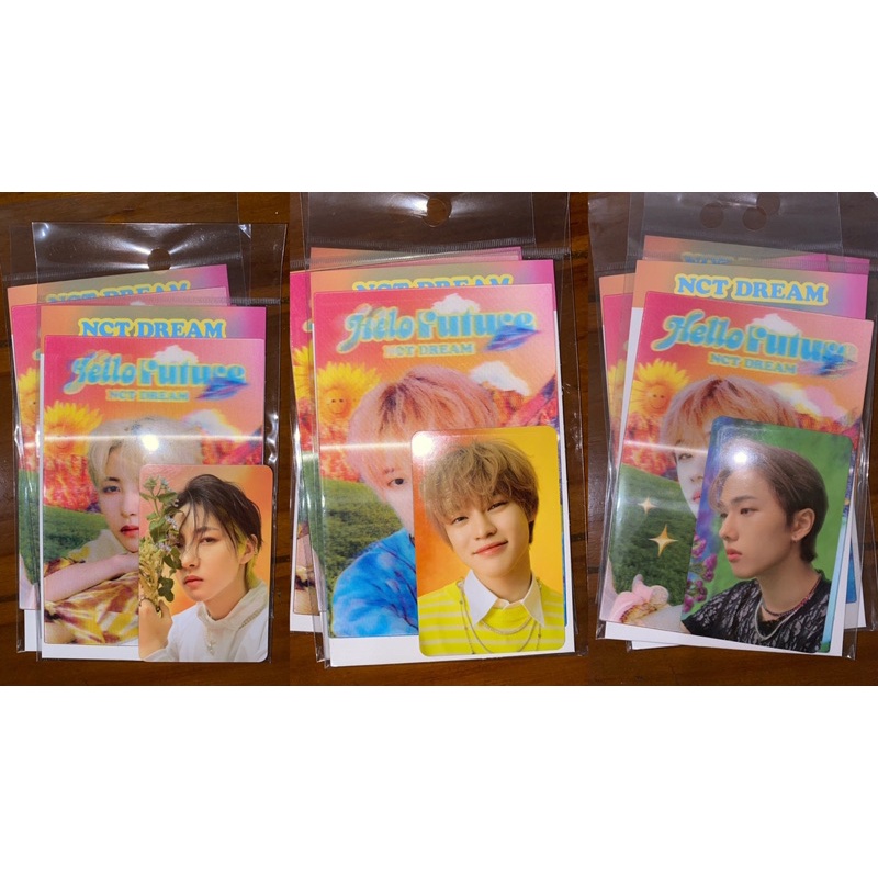 3d lenti card set jisung hello future